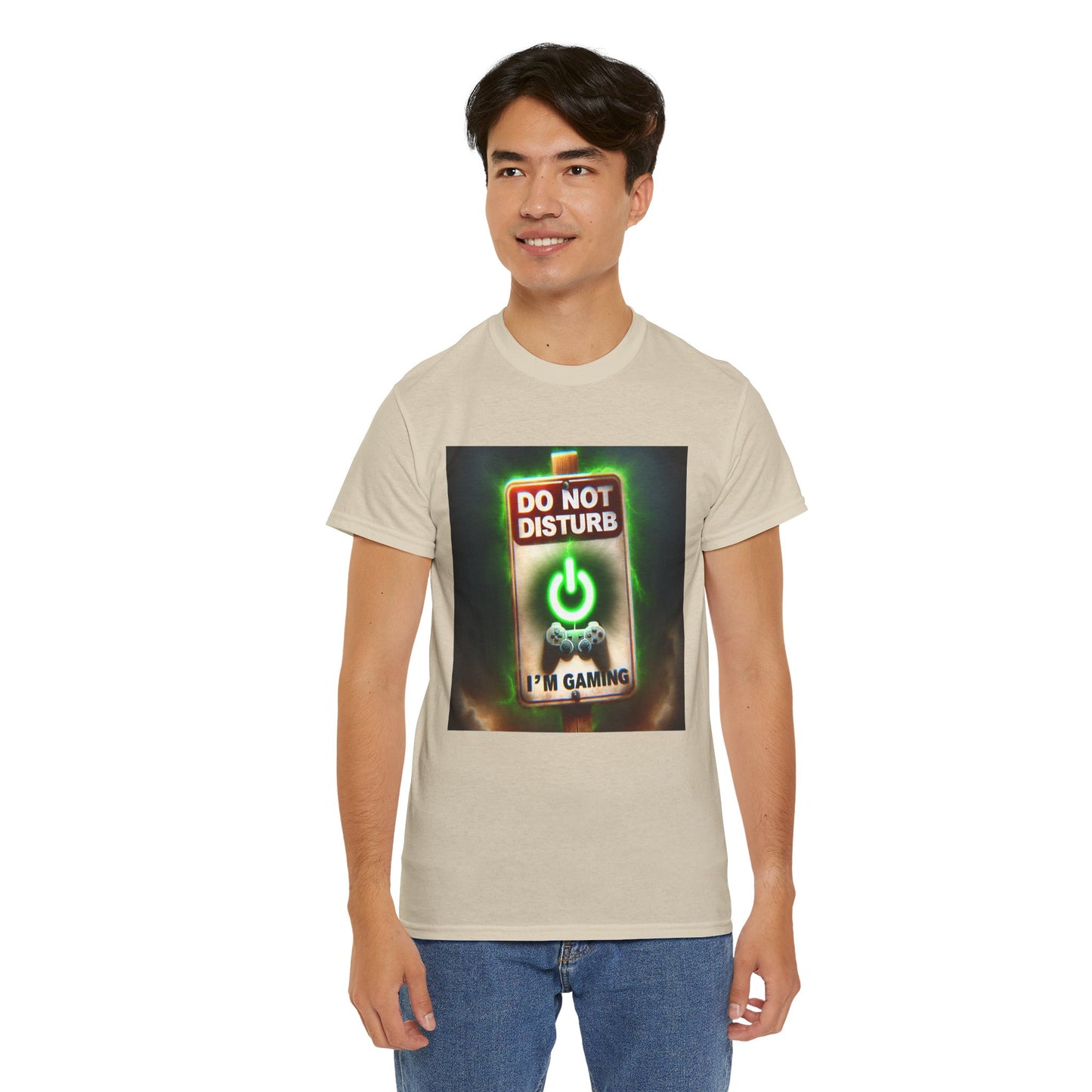 Do Not Disturb Gaming Tee - Unisex Heavy Cotton Shirt for Gamers