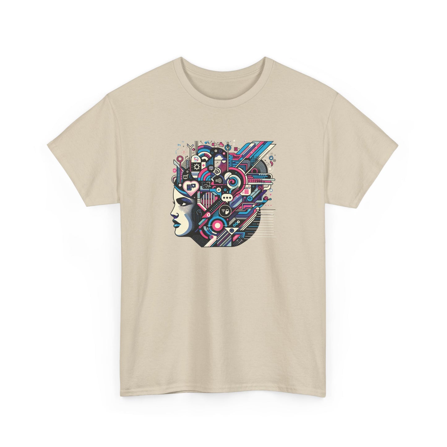 Cool Black Spade Graphic Tee - Unisex Heavy Cotton Shirt for Casual Style