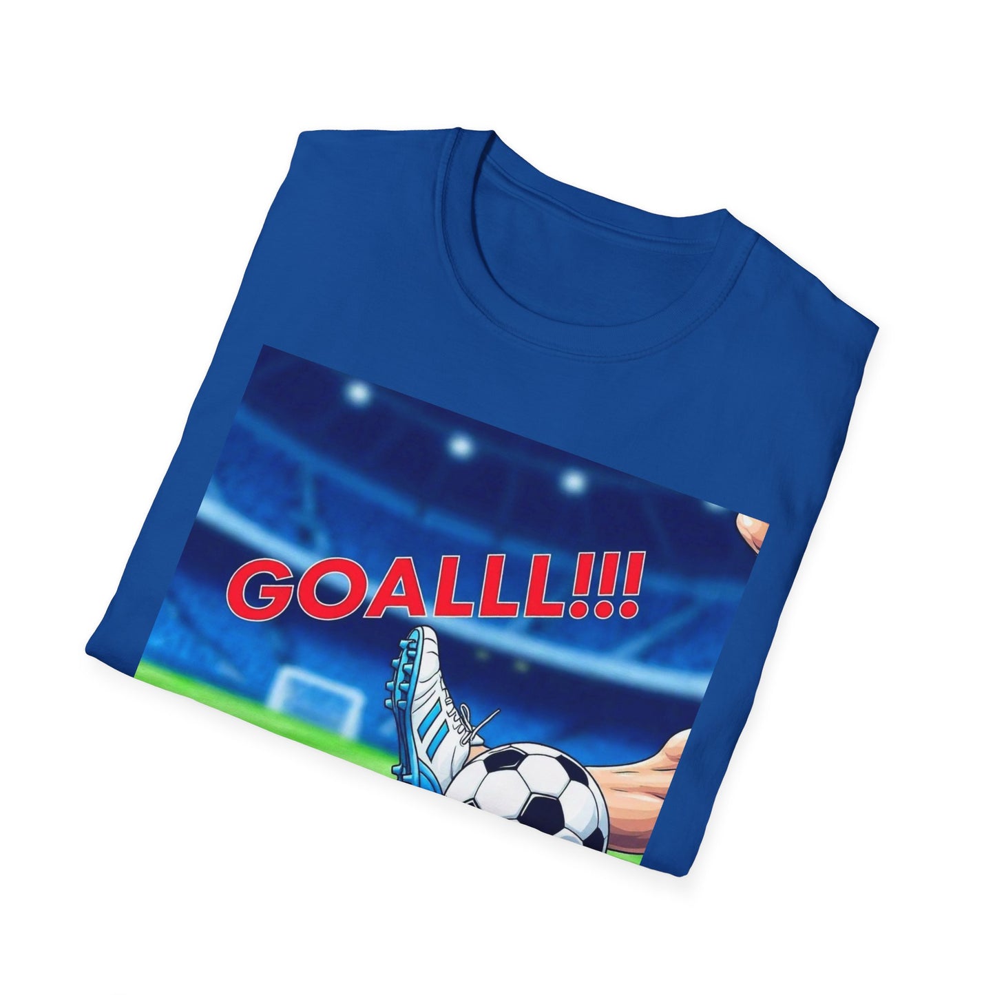 GOALL!!! Unisex Softstyle T-Shirt for Soccer Fans