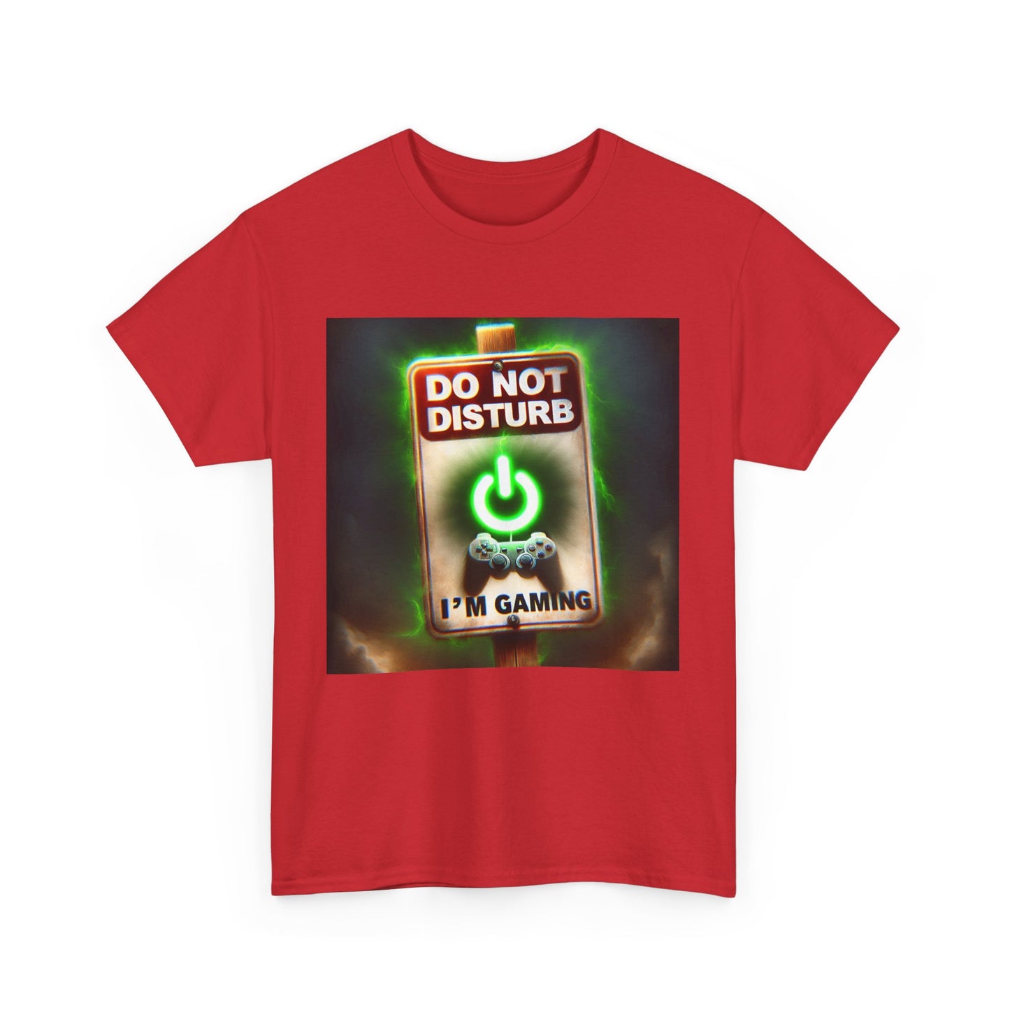 Do Not Disturb Gaming Tee - Unisex Heavy Cotton Shirt for Gamers