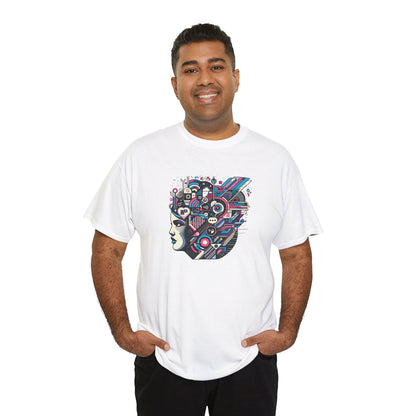 Cool Black Spade Graphic Tee - Unisex Heavy Cotton Shirt for Casual Style