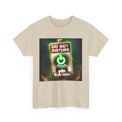 Do Not Disturb Gaming Tee - Unisex Heavy Cotton Shirt for Gamers