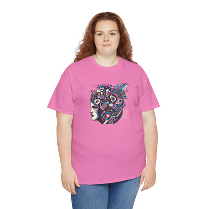 Cool Black Spade Graphic Tee - Unisex Heavy Cotton Shirt for Casual Style