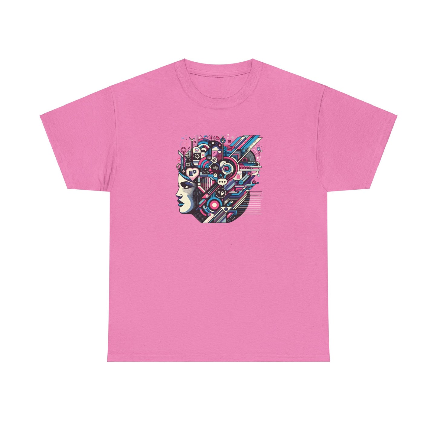 Cool Black Spade Graphic Tee - Unisex Heavy Cotton Shirt for Casual Style