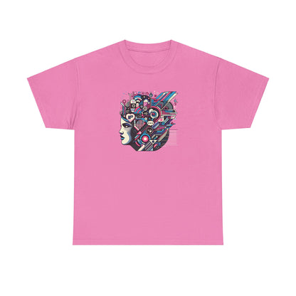 Cool Black Spade Graphic Tee - Unisex Heavy Cotton Shirt for Casual Style