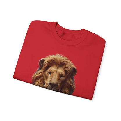 Fearless Lion Unisex Crewneck Sweatshirt - Motivational Apparel
