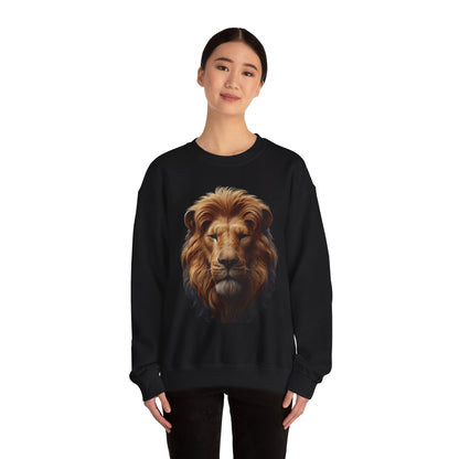 Fearless Lion Unisex Crewneck Sweatshirt - Motivational Apparel
