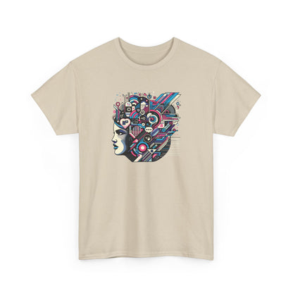 Cool Black Spade Graphic Tee - Unisex Heavy Cotton Shirt for Casual Style