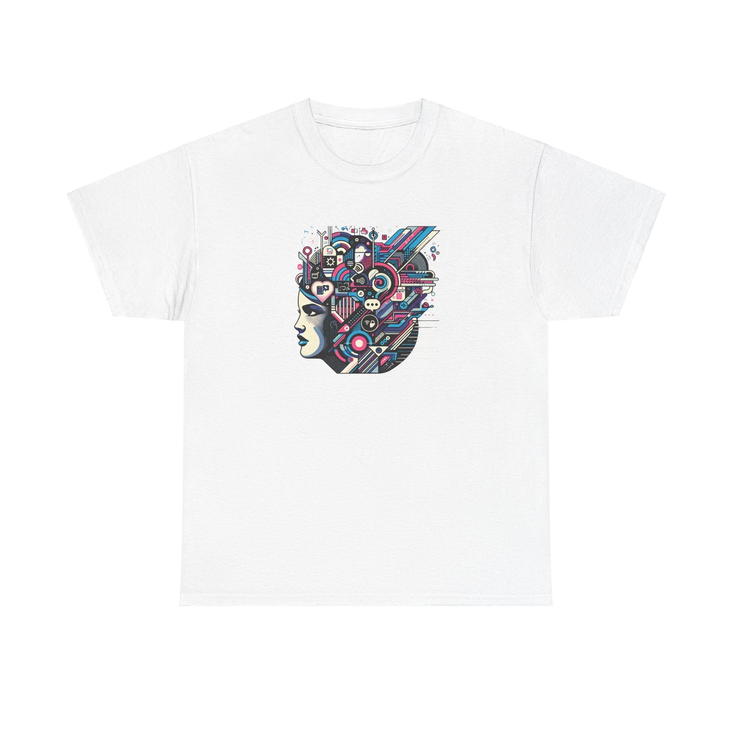 Cool Black Spade Graphic Tee - Unisex Heavy Cotton Shirt for Casual Style