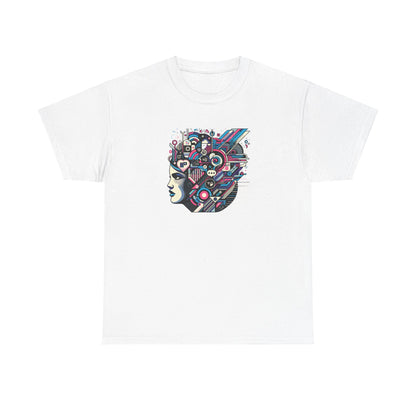 Cool Black Spade Graphic Tee - Unisex Heavy Cotton Shirt for Casual Style