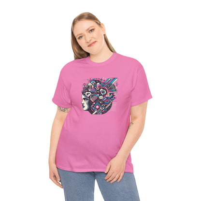 Cool Black Spade Graphic Tee - Unisex Heavy Cotton Shirt for Casual Style