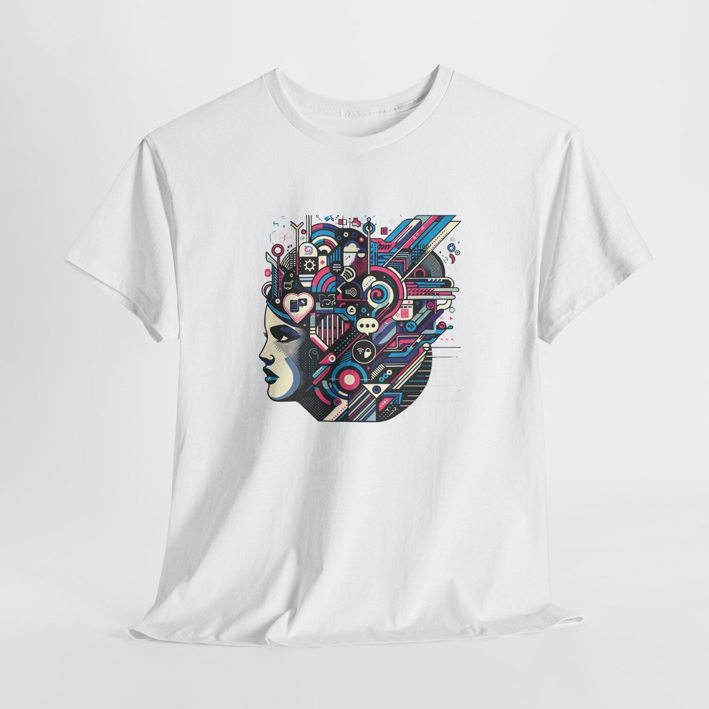 Cool Black Spade Graphic Tee - Unisex Heavy Cotton Shirt for Casual Style