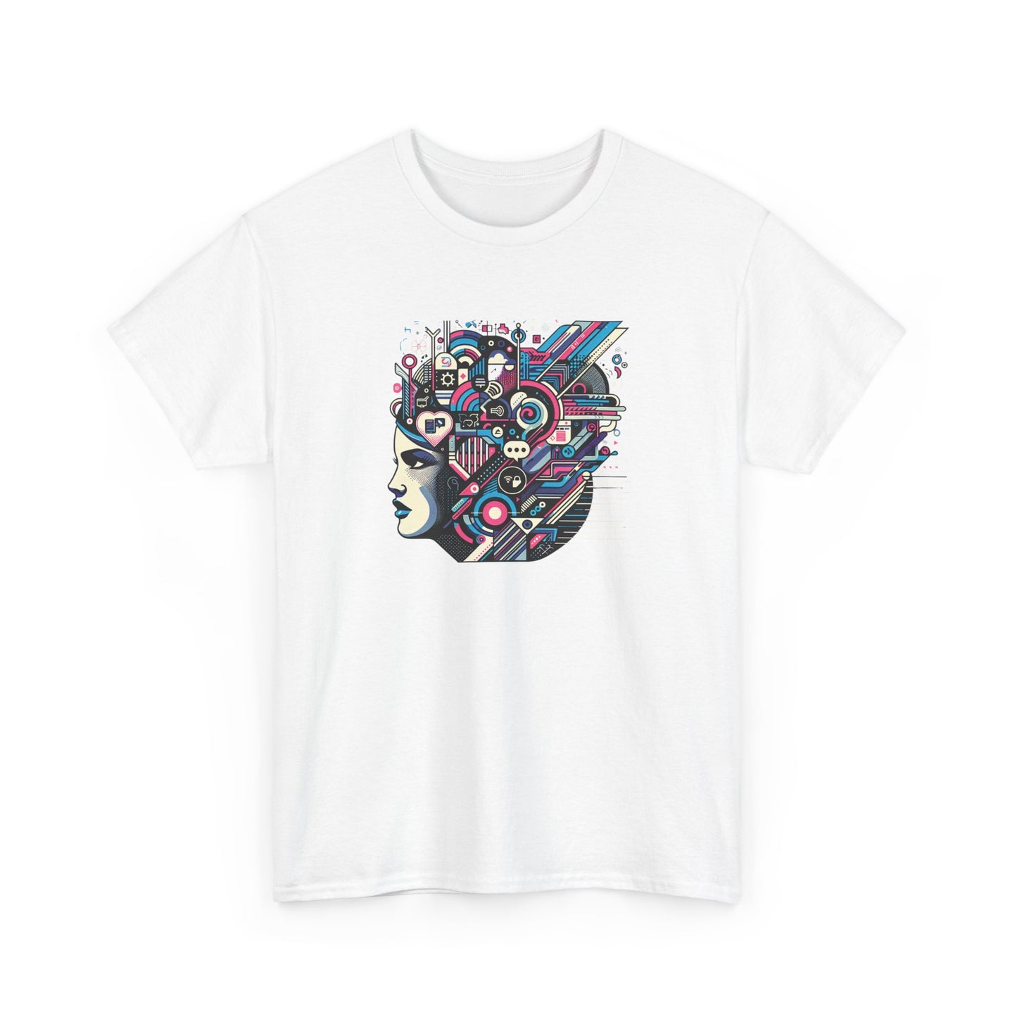 Cool Black Spade Graphic Tee - Unisex Heavy Cotton Shirt for Casual Style