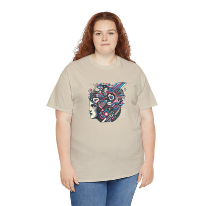 Cool Black Spade Graphic Tee - Unisex Heavy Cotton Shirt for Casual Style