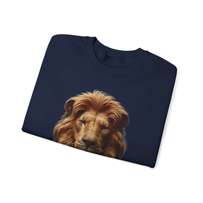 Fearless Lion Unisex Crewneck Sweatshirt - Motivational Apparel