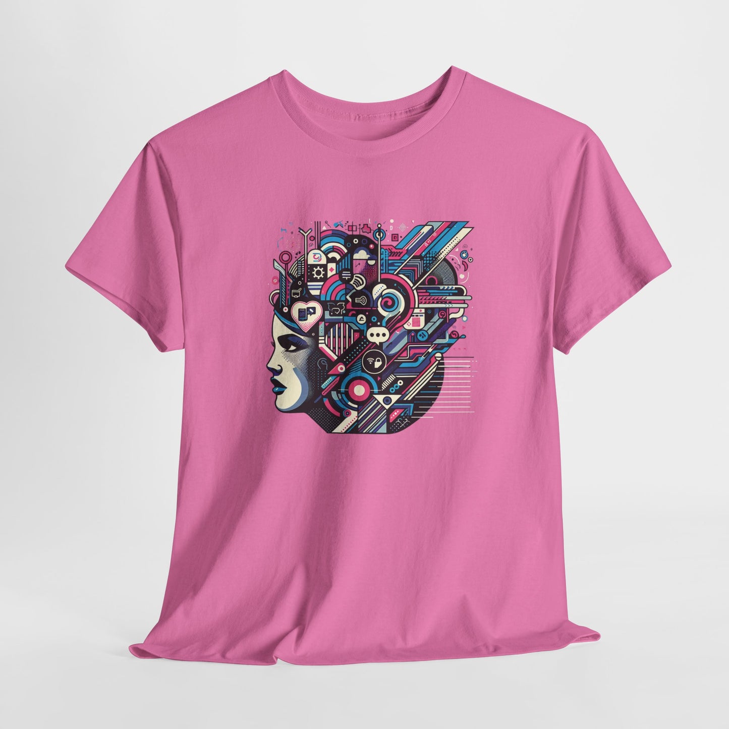 Cool Black Spade Graphic Tee - Unisex Heavy Cotton Shirt for Casual Style
