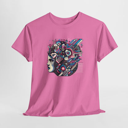 Cool Black Spade Graphic Tee - Unisex Heavy Cotton Shirt for Casual Style