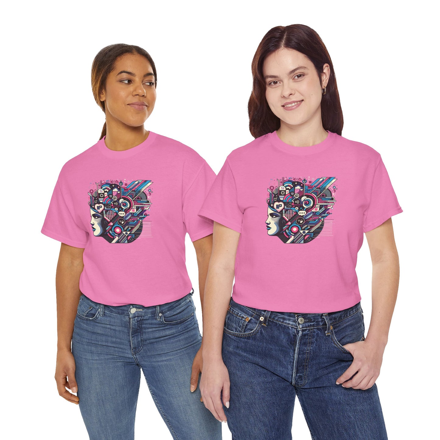 Cool Black Spade Graphic Tee - Unisex Heavy Cotton Shirt for Casual Style