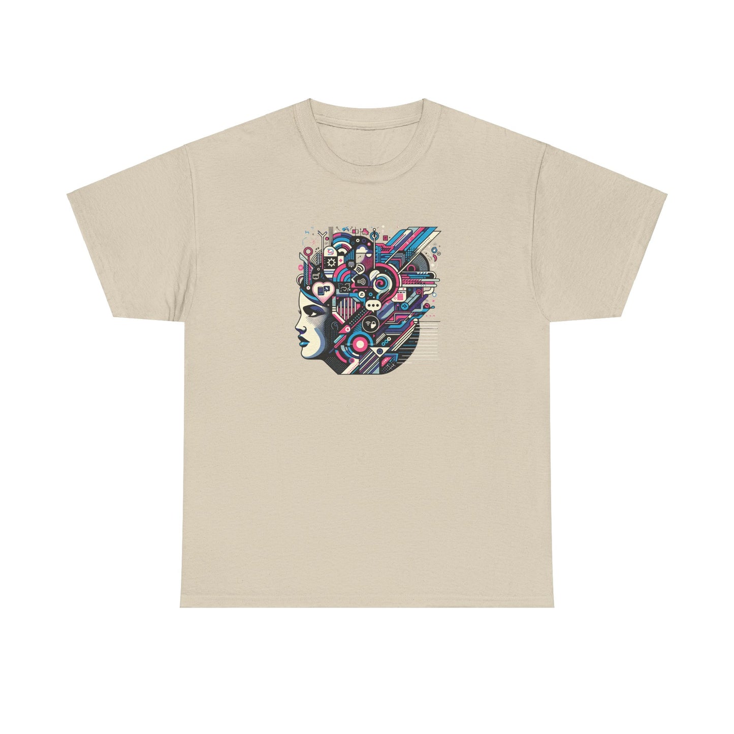 Cool Black Spade Graphic Tee - Unisex Heavy Cotton Shirt for Casual Style