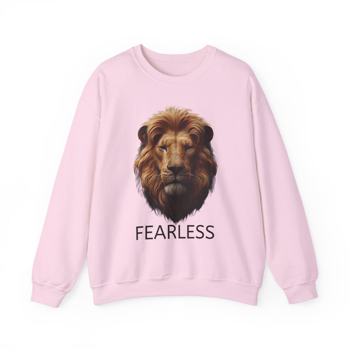 Fearless Lion Unisex Crewneck Sweatshirt - Motivational Apparel