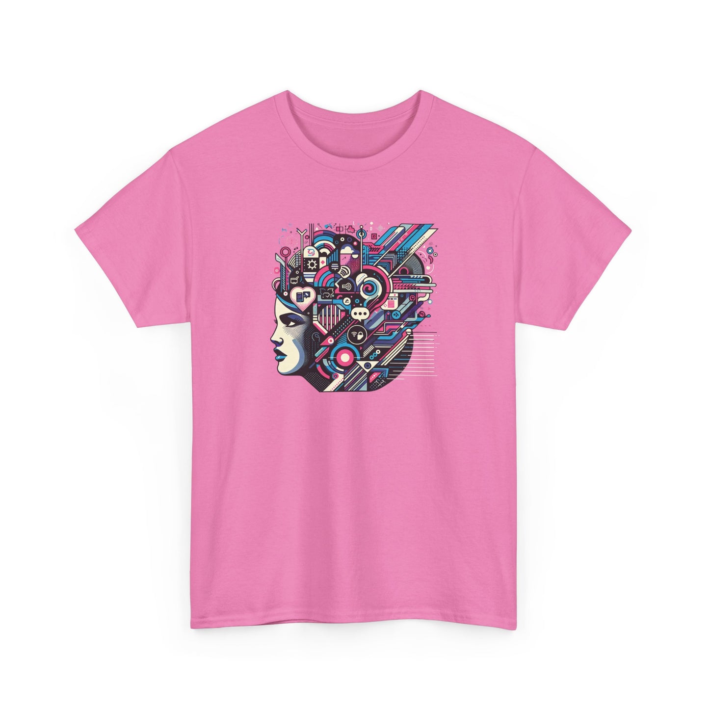 Cool Black Spade Graphic Tee - Unisex Heavy Cotton Shirt for Casual Style