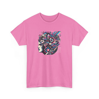 Cool Black Spade Graphic Tee - Unisex Heavy Cotton Shirt for Casual Style