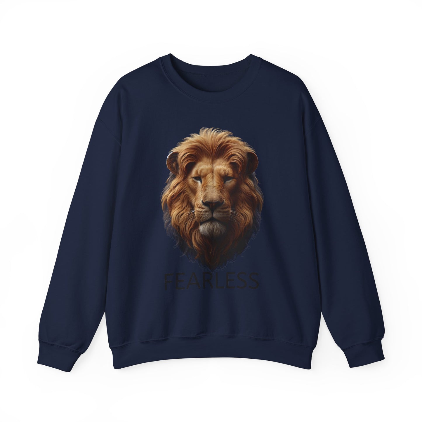 Fearless Lion Unisex Crewneck Sweatshirt - Motivational Apparel