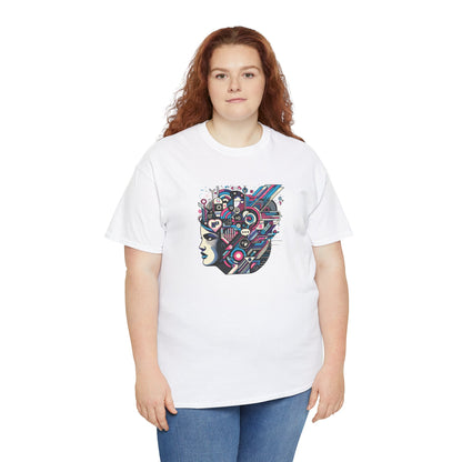 Cool Black Spade Graphic Tee - Unisex Heavy Cotton Shirt for Casual Style